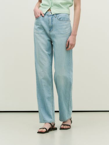 Air Linen Denim Pants _Light Blue - ADAUL - Modalova