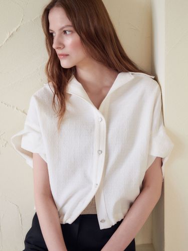 Twisted Sleeve Shirt Blouse - HACIE - Modalova