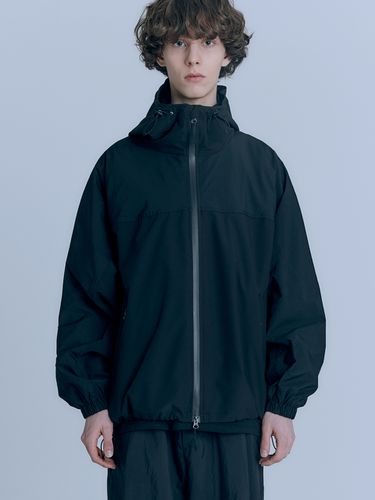 Hike Hoodie Zip-Up Jacket (Black) - AREUBAN - Modalova