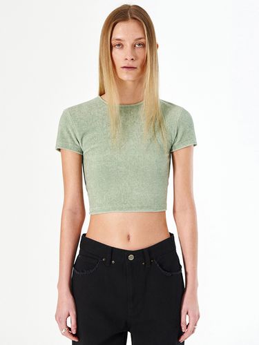 Back Point Terry T-shirt _ Green - DIAGONAL - Modalova