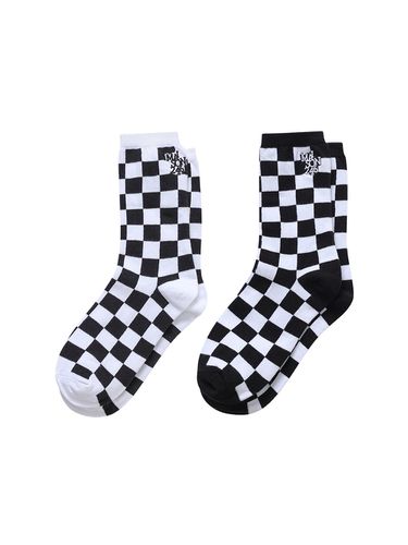 Check Board Signature Logo Socks_ 2 Colors - MAISON246 - Modalova