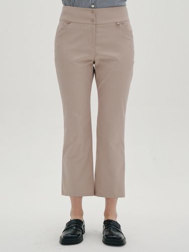 Basic Flared Pants - Beige - CLOVE - Modalova
