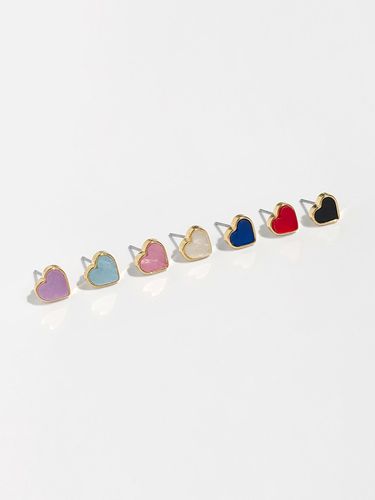 Daily Heart Earrings (7 Colors) - FANTASTIC PLANET - Modalova