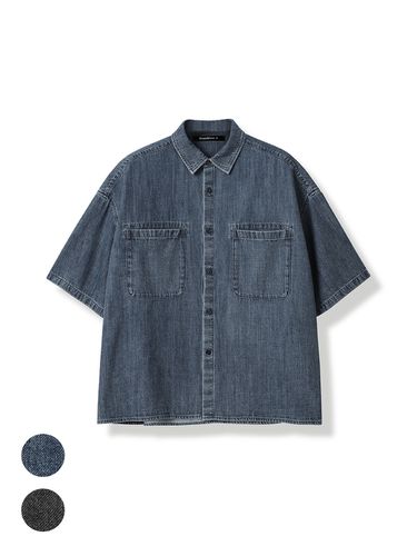 Ice Linen Denim Shirt - AVANDRESS - Modalova