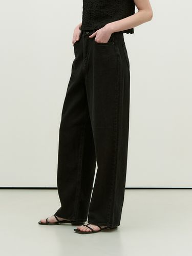 Leva High-waisted Wide Pants _Black - ADAUL - Modalova