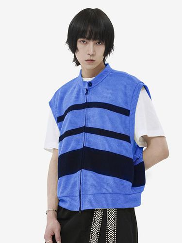 Dimension Knit Vest_Blue - NON FLOOR - Modalova