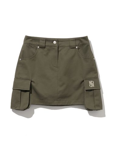 Cargo Mini Skirt Pants_Khaki - ROCCI ROCCI - Modalova