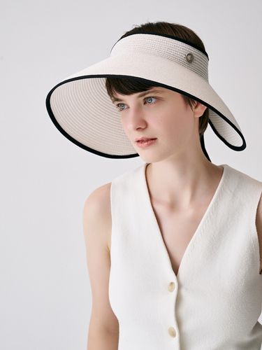 Aurelia Wide Hat_White - SIEOR - Modalova