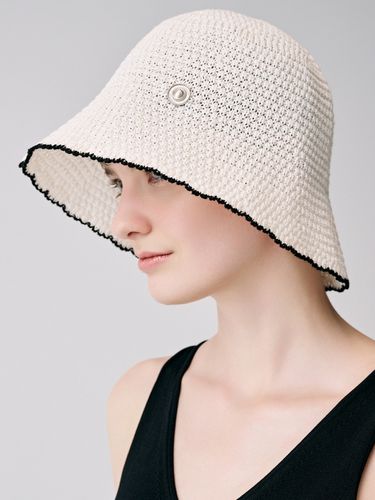 Ava Bucket Hat_White - SIEOR - Modalova