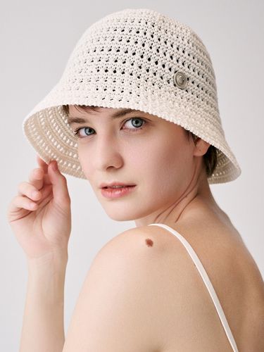 Ayla Bucket Hat_White - SIEOR - Modalova