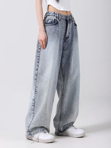 This Is Wide Denim Pants (Snow ) - AVANDRESS - Modalova