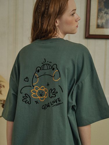 Froggy Embroidery T-Shirt _ - CPGN - Modalova