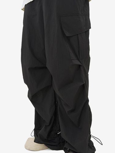 Ripstop String Cargo Pants_Black - NON FLOOR - Modalova