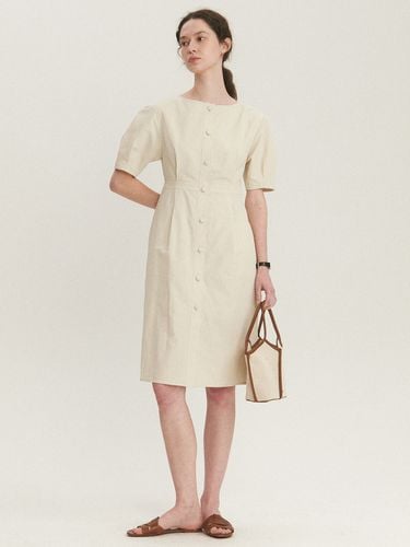 Natural Sleeve Dress_2 Color - Fabricology - Modalova