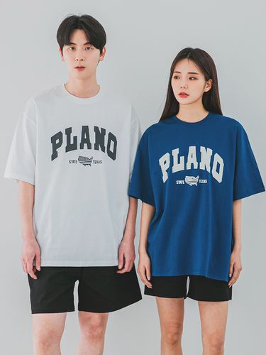 Plano Over-Fit Short Sleeved T-Shirt - alvinclo - Modalova