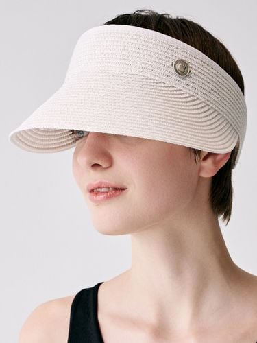 Cora Visor Hat_White - SIEOR - Modalova