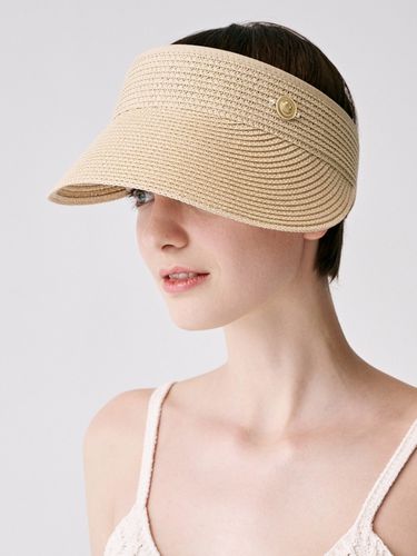 Cora Visor Hat_Lightbeige - SIEOR - Modalova