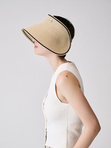 Flora Visor Hat_Lightbeige - SIEOR - Modalova