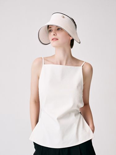 Flora Visor Hat_White - SIEOR - Modalova