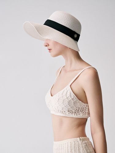 Lyra Bucket Hat_White - SIEOR - Modalova