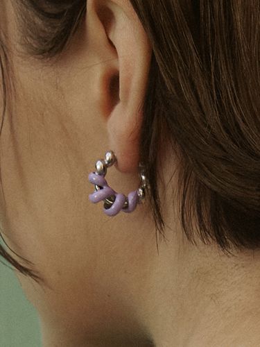 Romance In The City Earrings E03_ Lavender - cellmute - Modalova