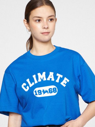 ODNR-UNISEX]Climate Logo 1968 T-shirt_Cobalt Blue - GRAVER - Modalova