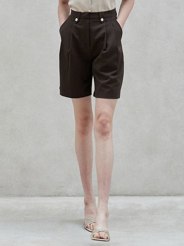 Tap Midi Pants (Brown) - JOORTI - Modalova