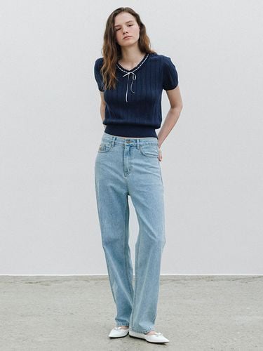 Godfather Denim Pants_Mid Blue - sienne - Modalova