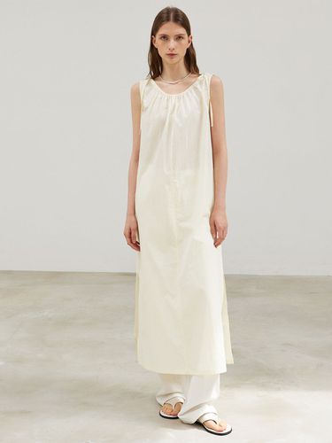 Neck String Sleeveless Long Dress - CITYBREEZE - Modalova