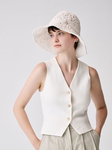 Ottilie Bucket Hat_White - SIEOR - Modalova