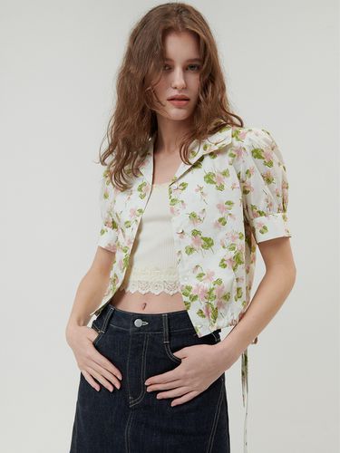 Floral String Blouse - ouel - Modalova