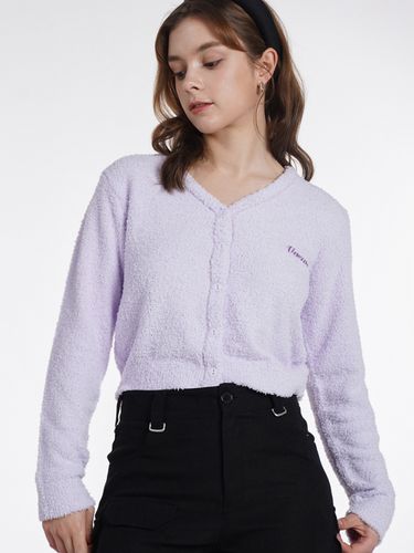 Logo Embroidered Cardigan - VERSEONE - Modalova