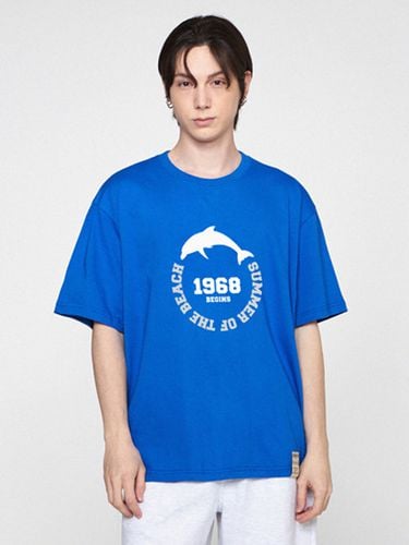 ODNR-UNISEX] Dolphin 1968 Arch Logo T-shirt - GRAVER - Modalova