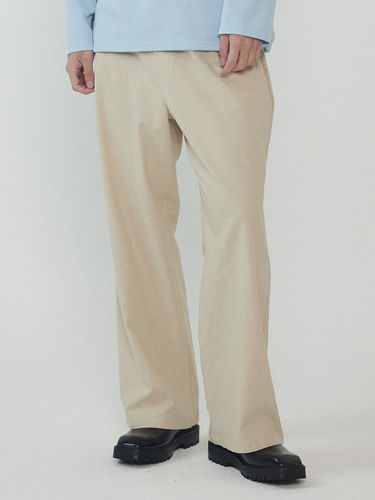 Linen Cotton Semi-Wide Pant - Analogmood - Modalova