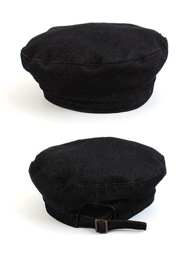 Belted Washing Beret_Black Denim - Universal chemistry - Modalova