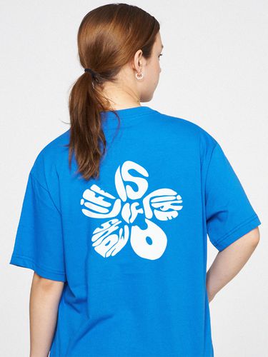 UNISEX] Back Flower Logo Life Drawing T-shirt - GRAVER - Modalova