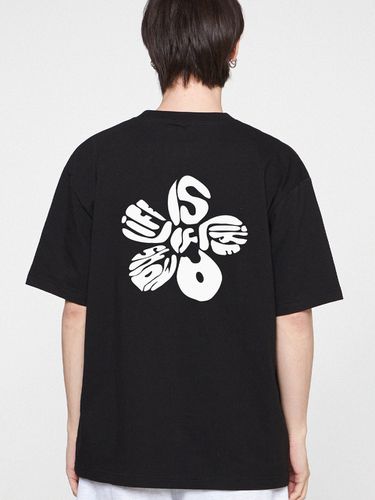 UNISEX] Back Flower Logo Life Drawing T-shirt - GRAVER - Modalova