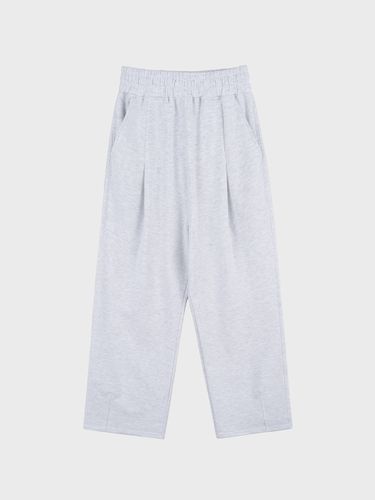 Lightweight Tuck Sweatpants_White - LIEU HOMME - Modalova