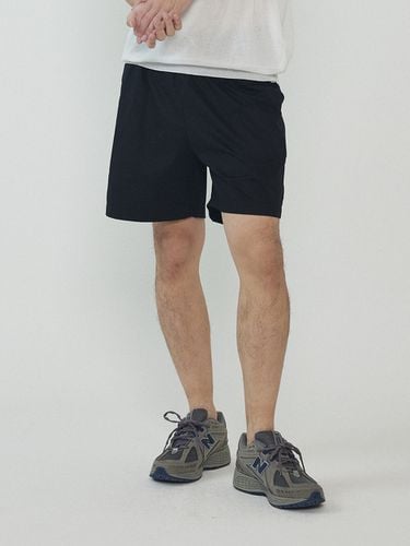 Linen Like Shorts - Black - Analogmood - Modalova