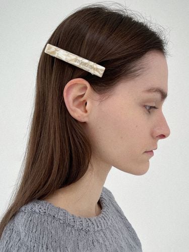 Salt Label] Classic Square Hair Pin_Beige - Studio Salt - Modalova