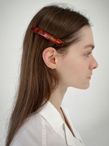 Salt Label] Classic Square Hair Pin_Brown - Studio Salt - Modalova