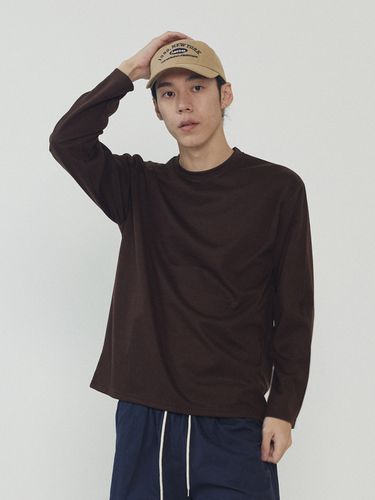 Basic Round Neck Long Sleeves T-Shirt - Analogmood - Modalova