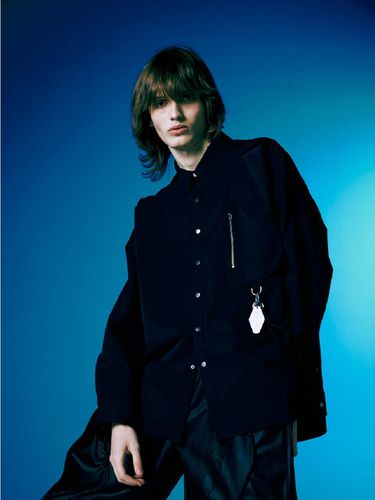 Incision Shirt Jacket_Black - ORDINARY PEOPLE - Modalova