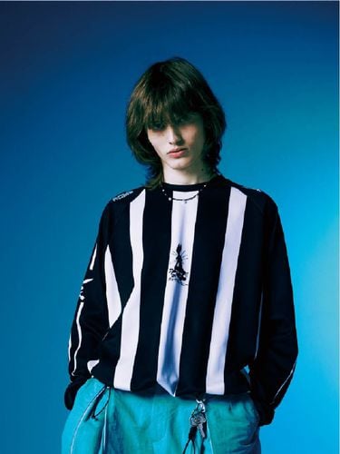 LOONXORD] Looney Tune Stripe Jersey Top - ORDINARY PEOPLE - Modalova