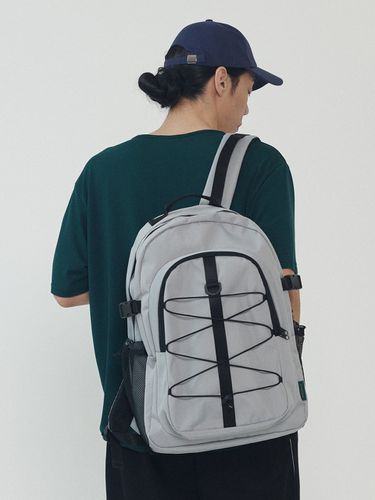 Flap String Utility Backpack - Gray - Analogmood - Modalova