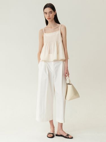 Cotton Cropped Ballon-cut Trousers - KINDERSALMON - Modalova