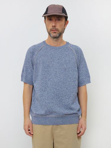 Men Two Pocket Line Short Sleeve Knit Top - KNITLY - Modalova