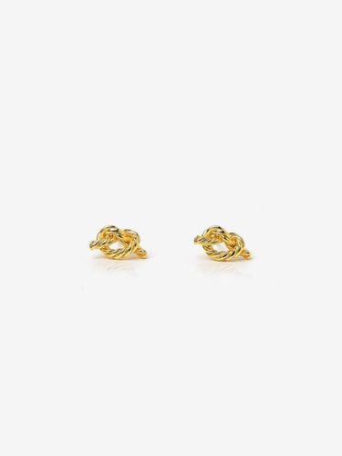 Iconic Pretzel Knot Earrings - cotoit - Modalova