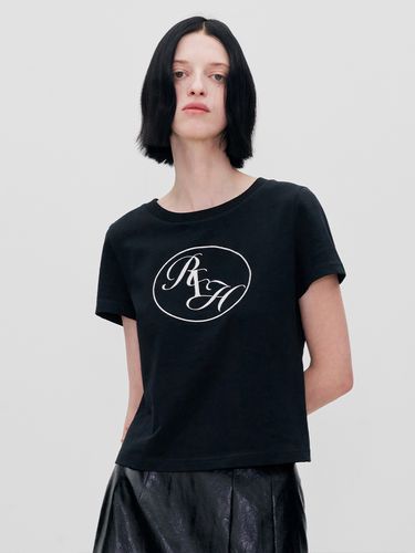 Round Logo Organic Cotton T-shirt - RE RHEE - Modalova