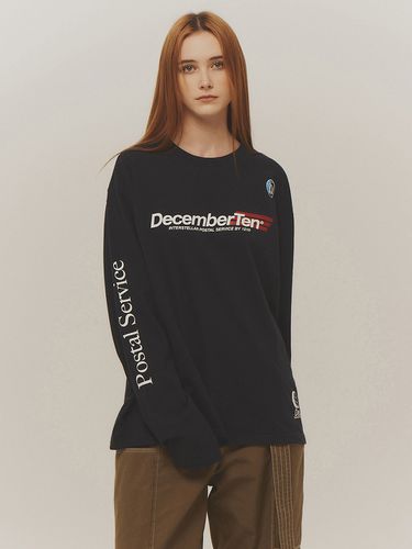 Long Sleeve T-shirt_Navy - December Ten - Modalova